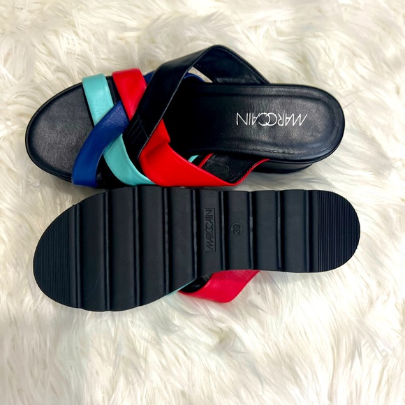 NEW Marc Cain Leather Wedges 80+% OFF! - Picture 2 of 3